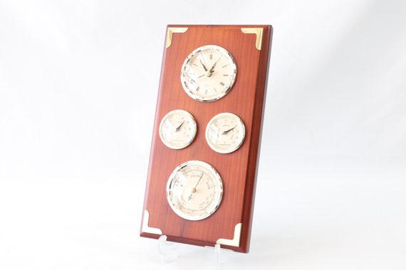 vintage thermometer barometer