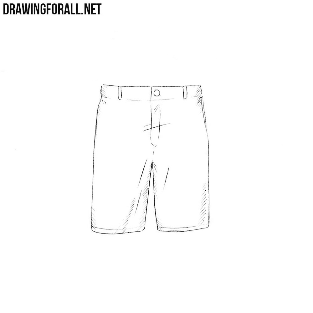 how to draw shorts