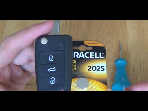 vw golf key battery