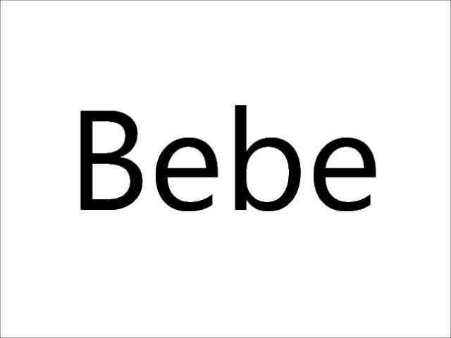 bebe pronunciation
