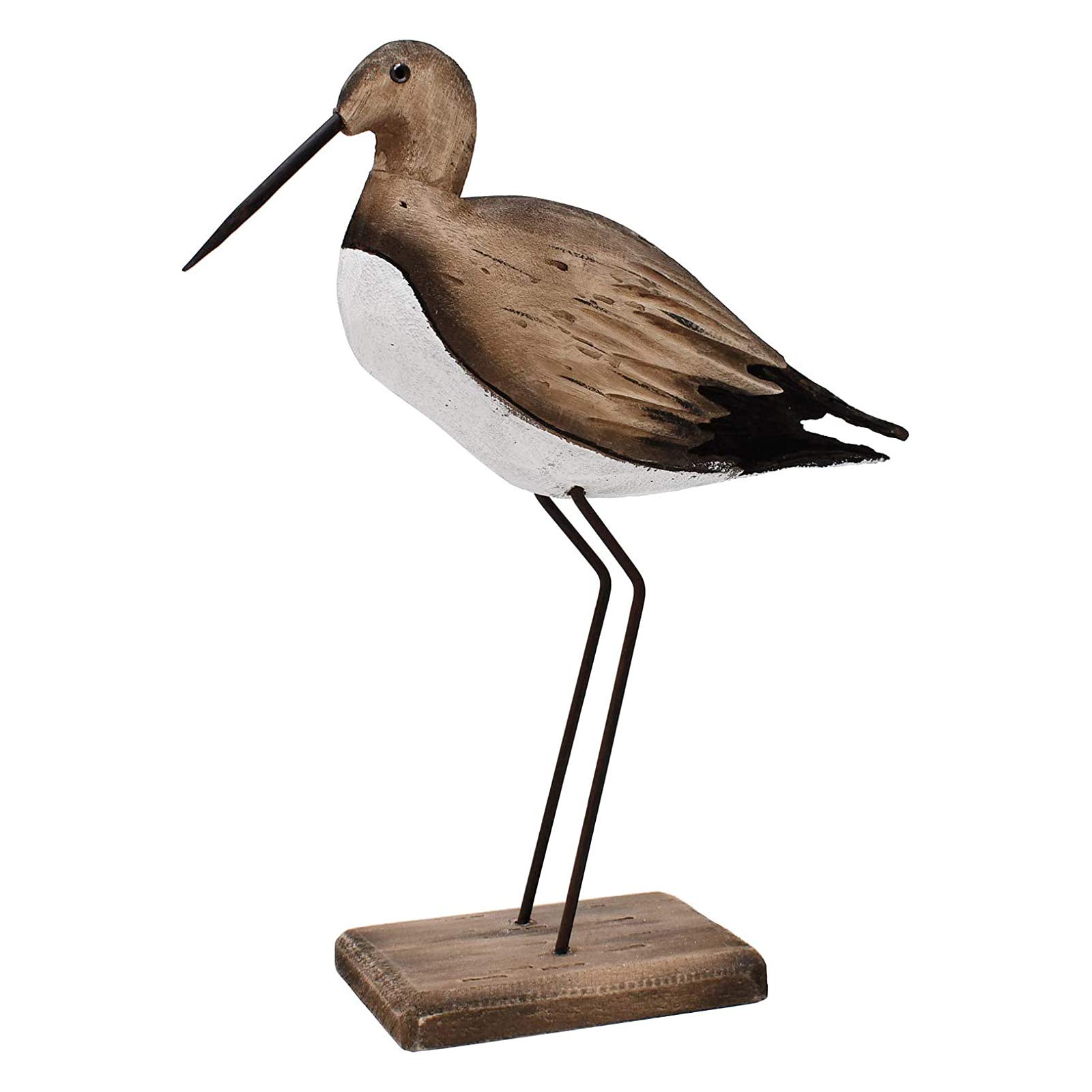 decorative birds on wooden stand