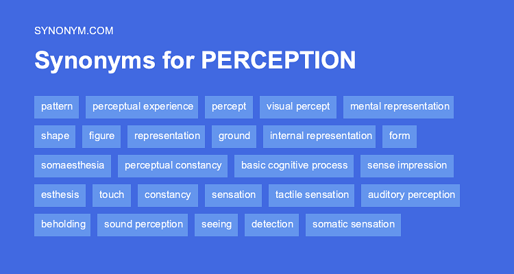 perception antonym