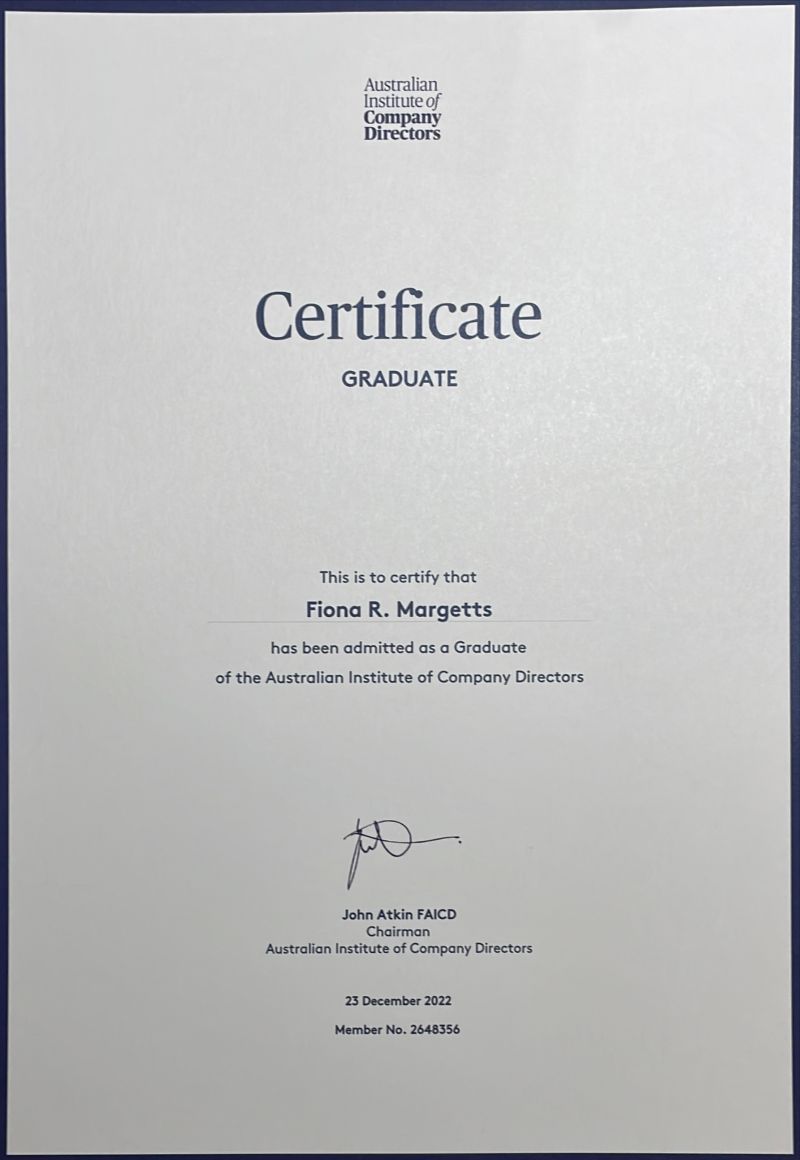 gaicd certificate