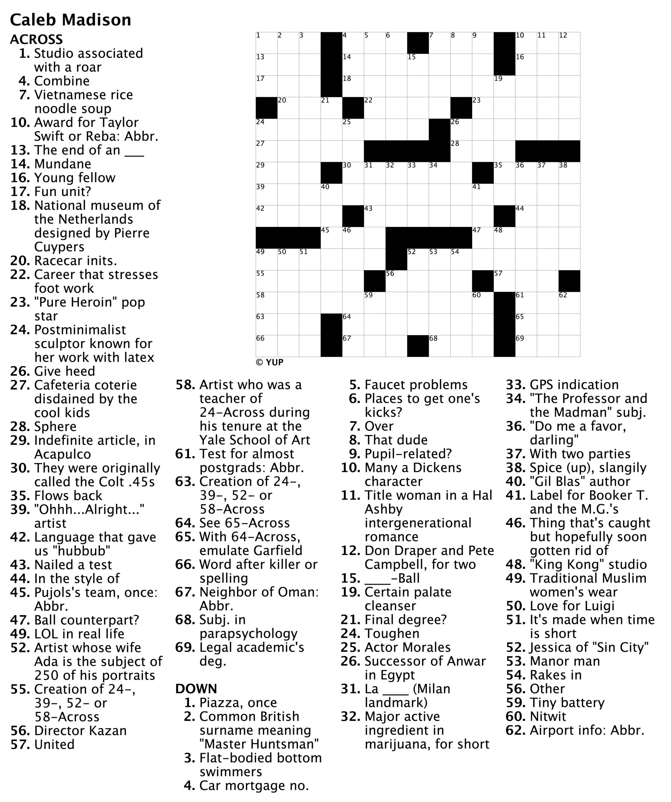 themed crosswords