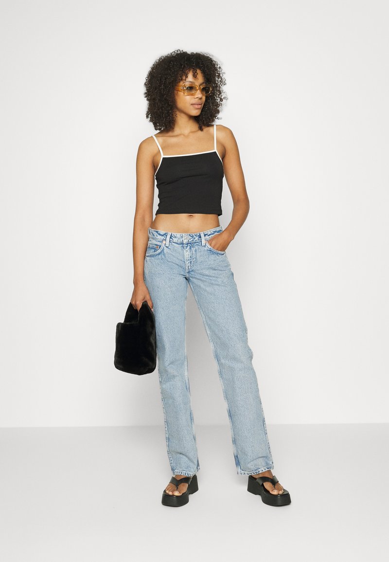 arrow low straight jeans