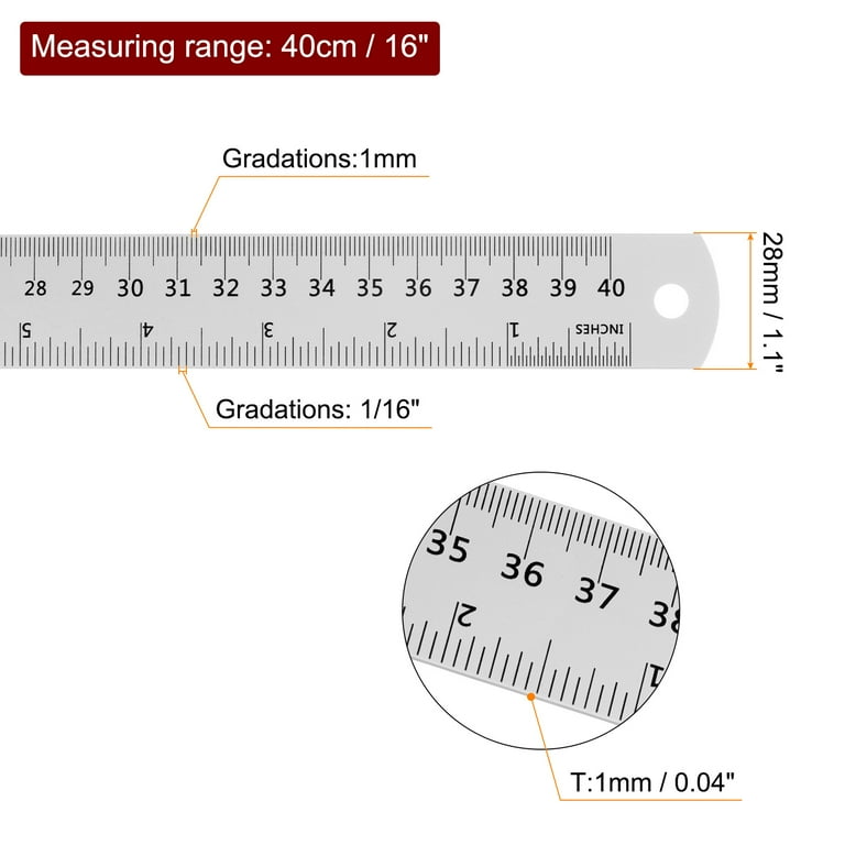 convert 40 cm into inches