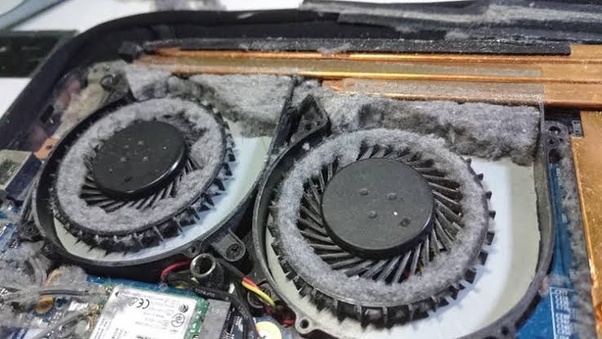 fan in laptop making grinding noise