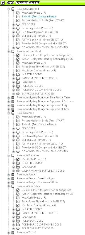 action replay codes