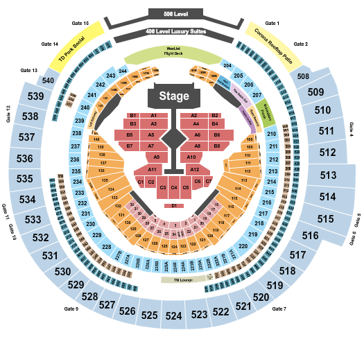 map of rogers center