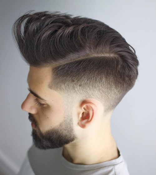 short on top long on sides haircut