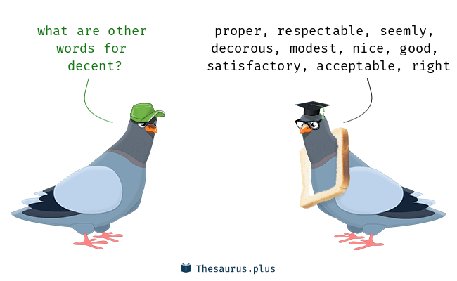 decent thesaurus