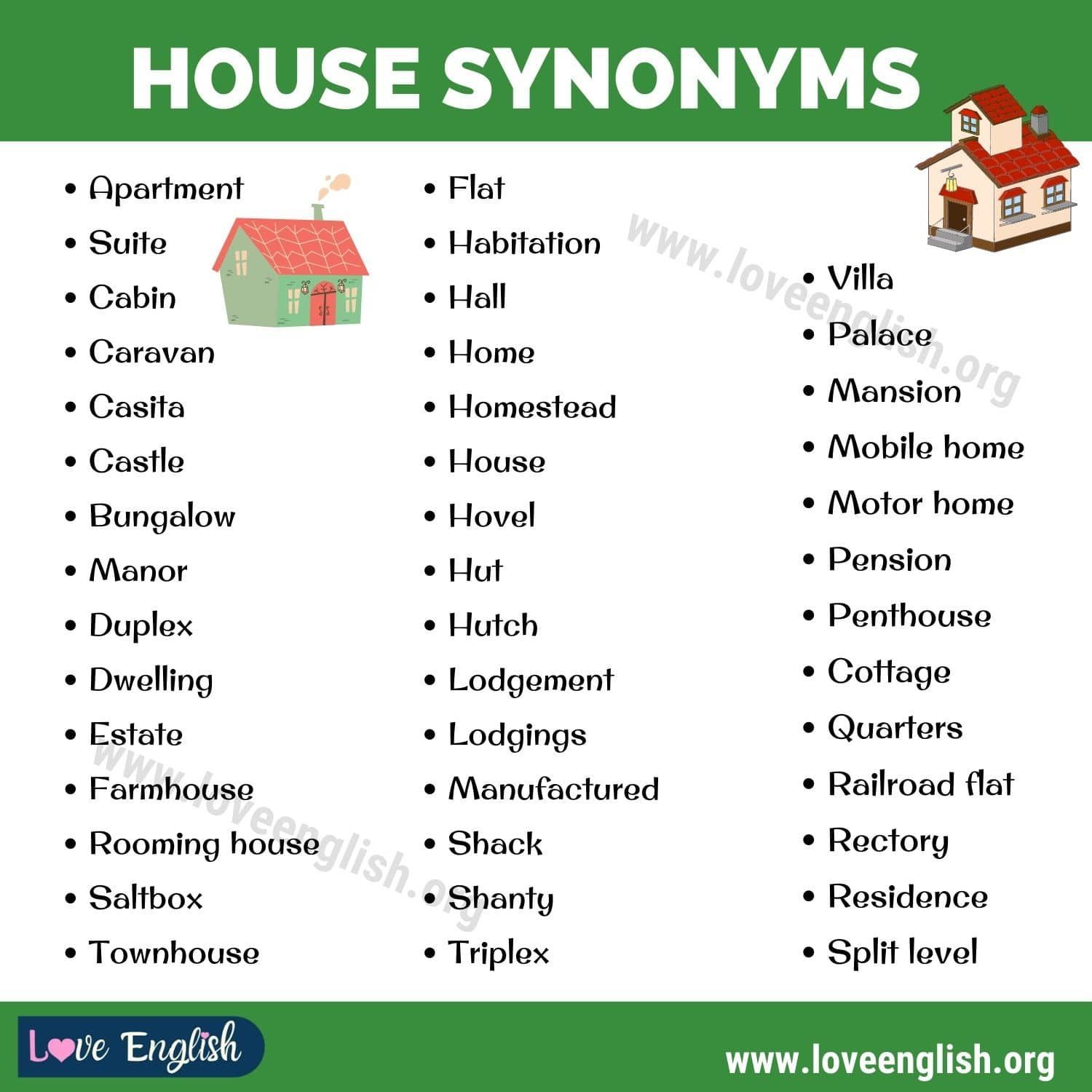 house synonym