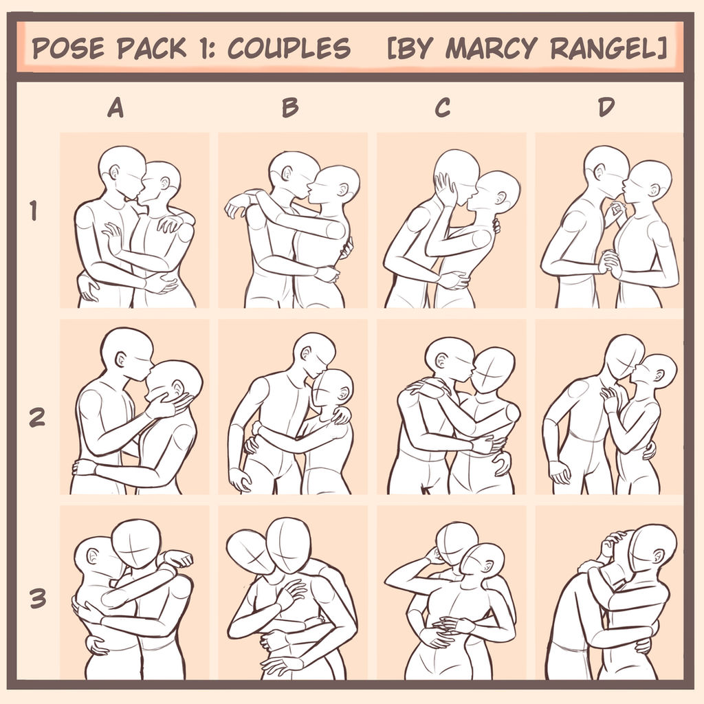 drawing couple poses