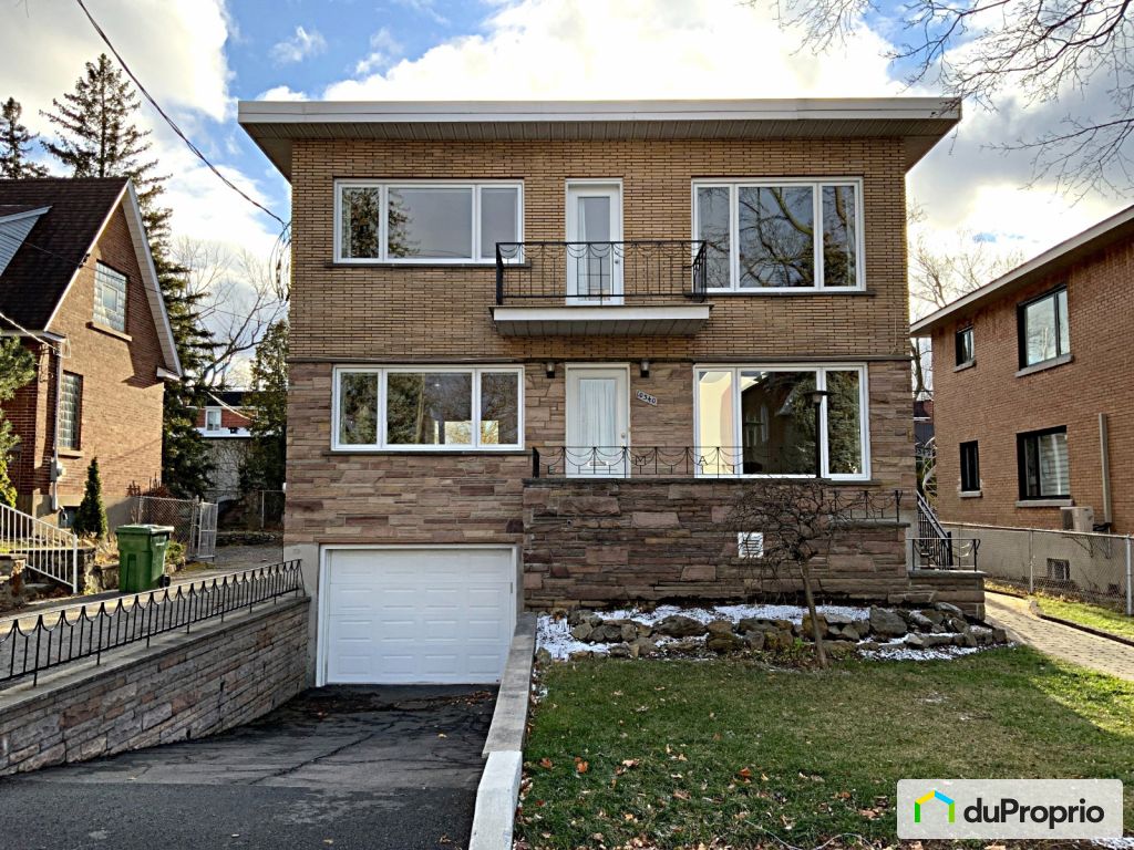 duplex a vendre dans ahuntsic