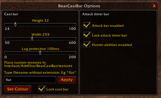 attack bar timer classic