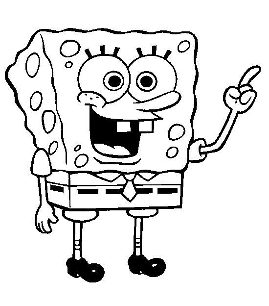 spongebob colouring sheets