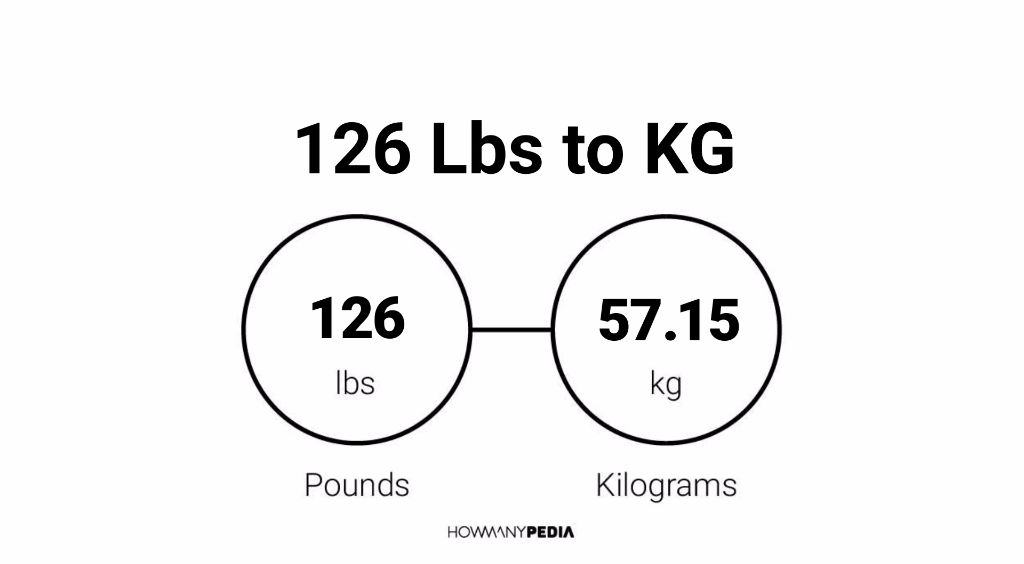 126 lbs in kg