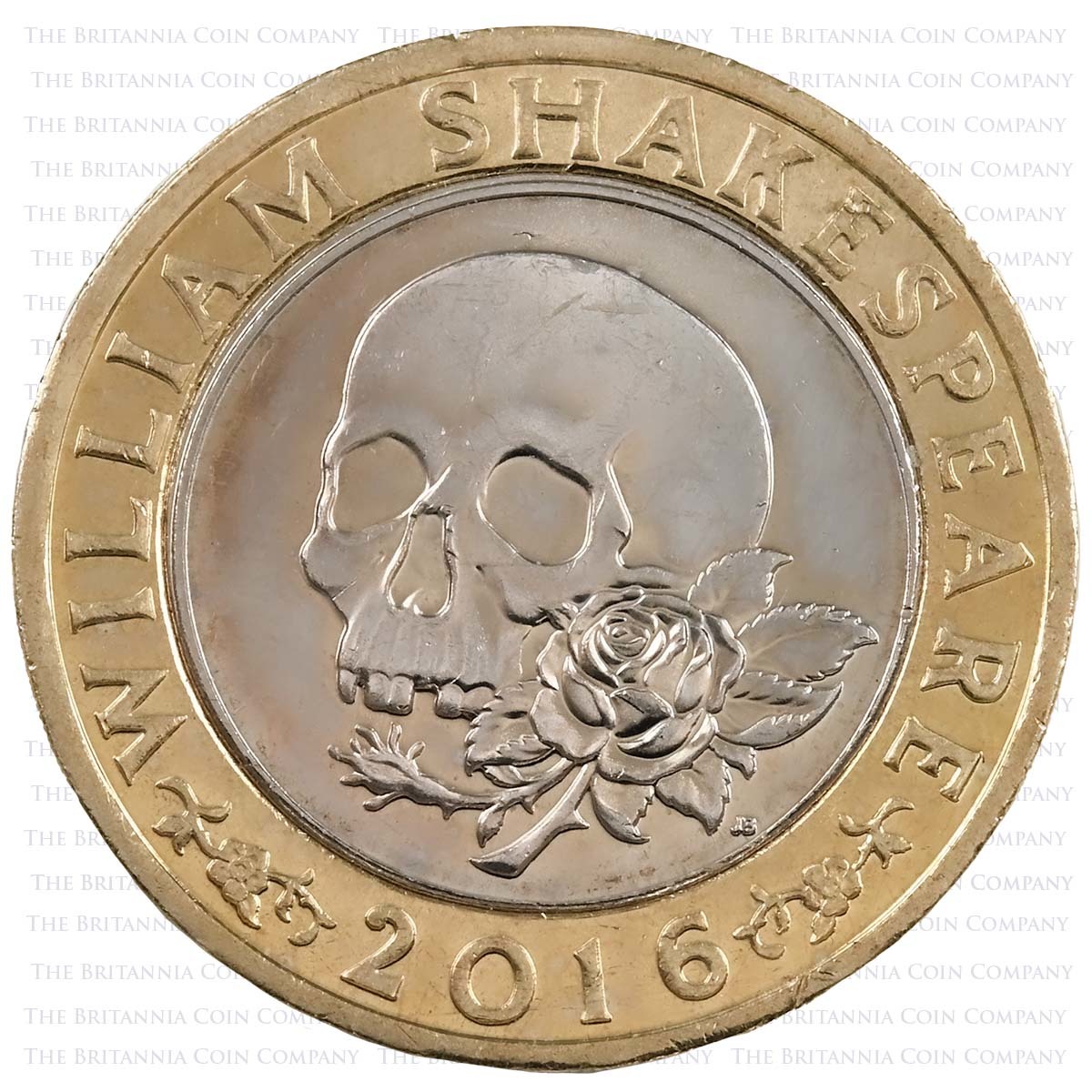 two pound coin shakespeare 2016