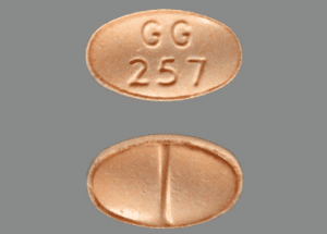 xanax round orange