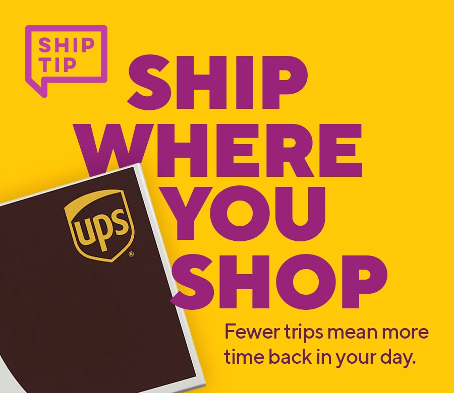 ups drop off staples