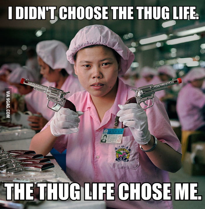 i didnt choose the thug life