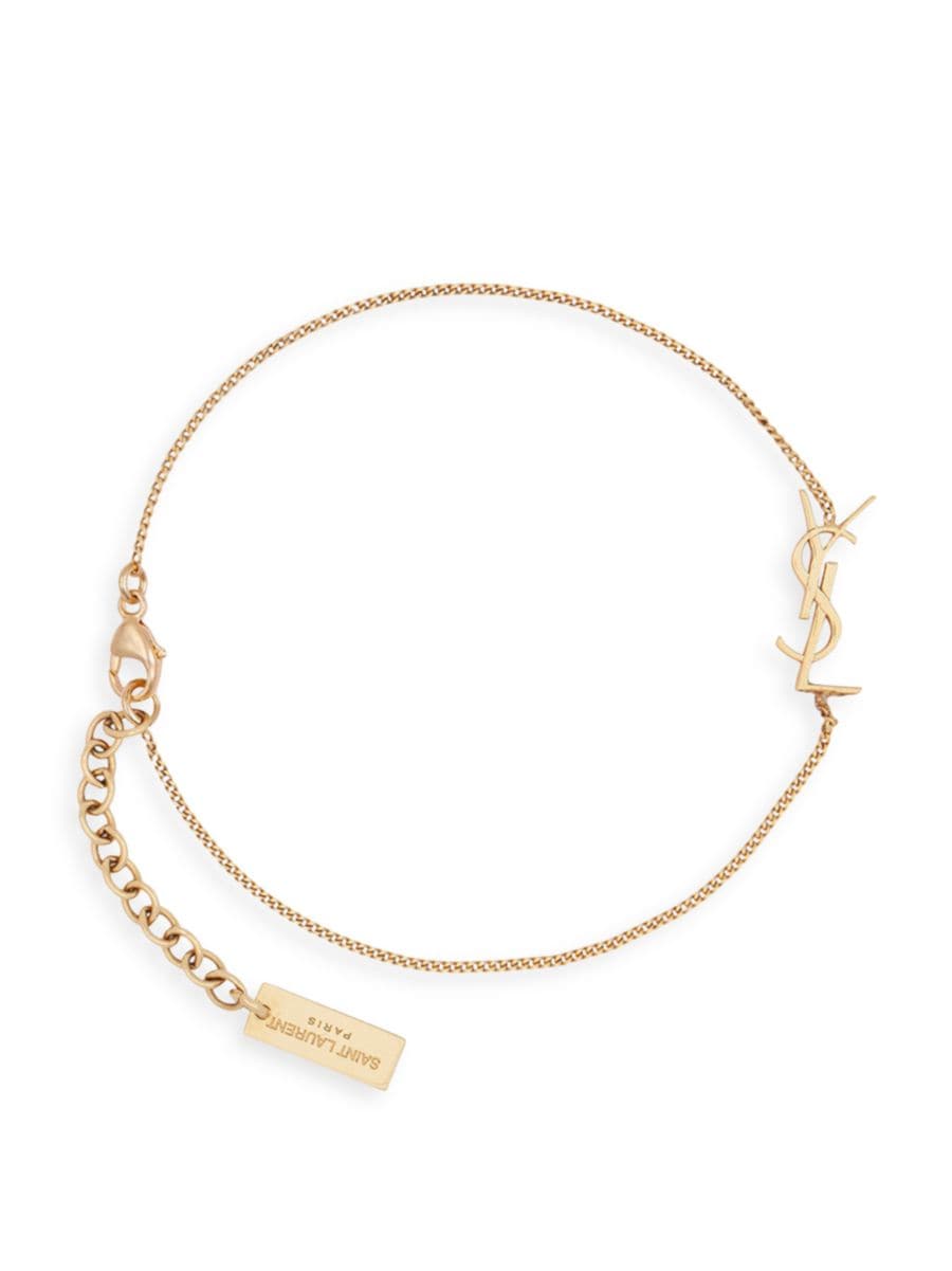 saint laurent gold bracelet