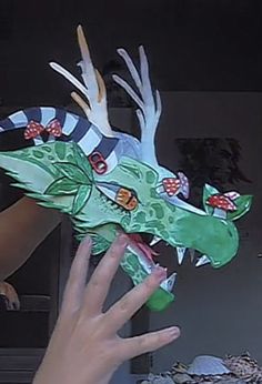 paper dragon puppet