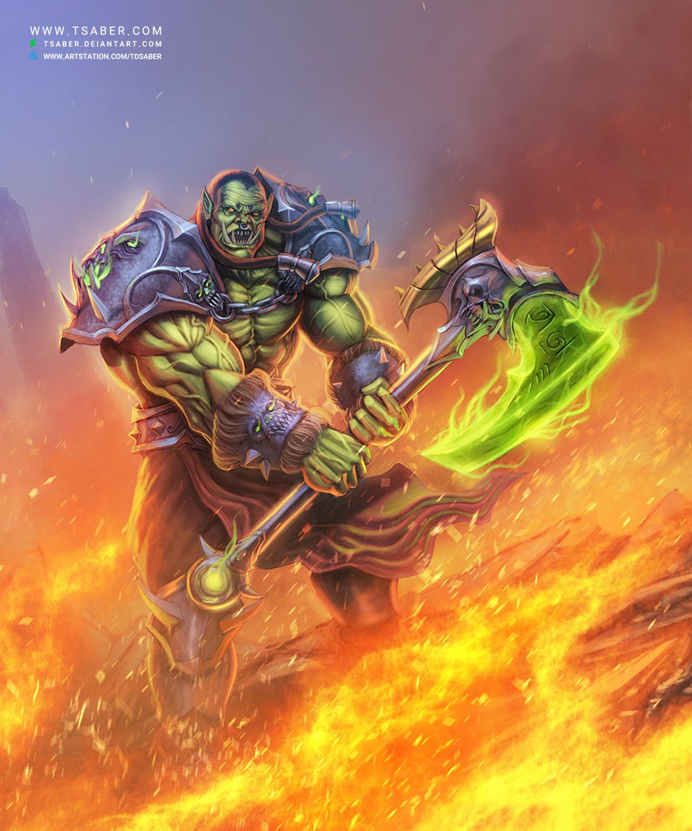 orc warrior art