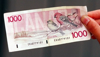 1000 dollar bill in canada