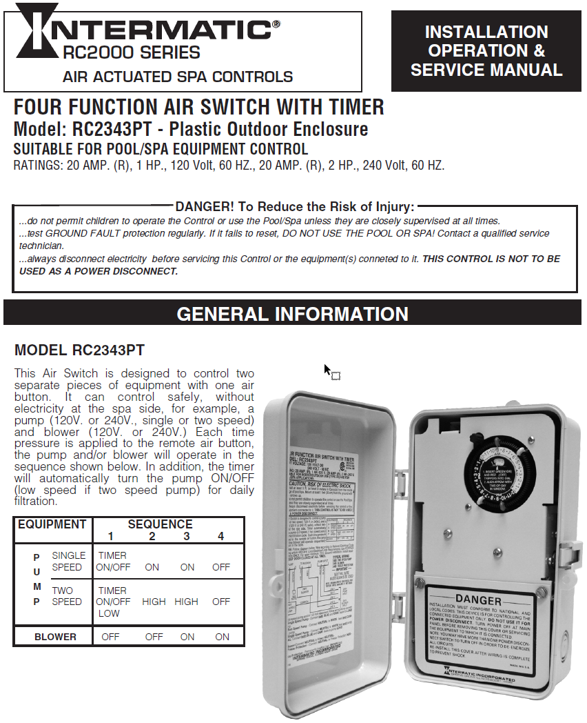 intermatic switch timer instructions