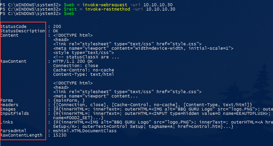 powershell invoke-webrequest