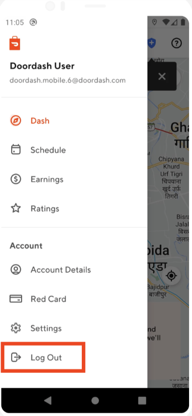 doordash dasher login