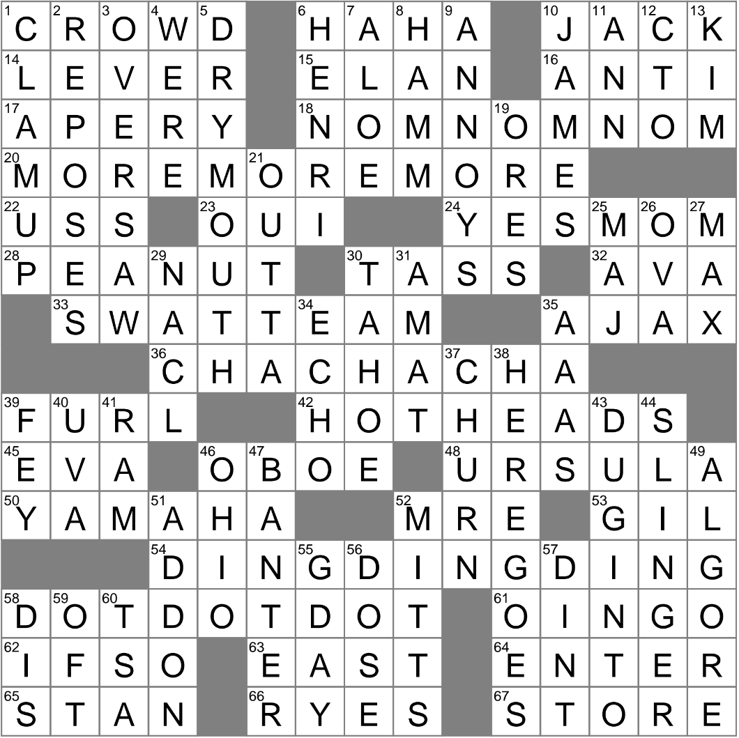 talent crossword puzzle clue