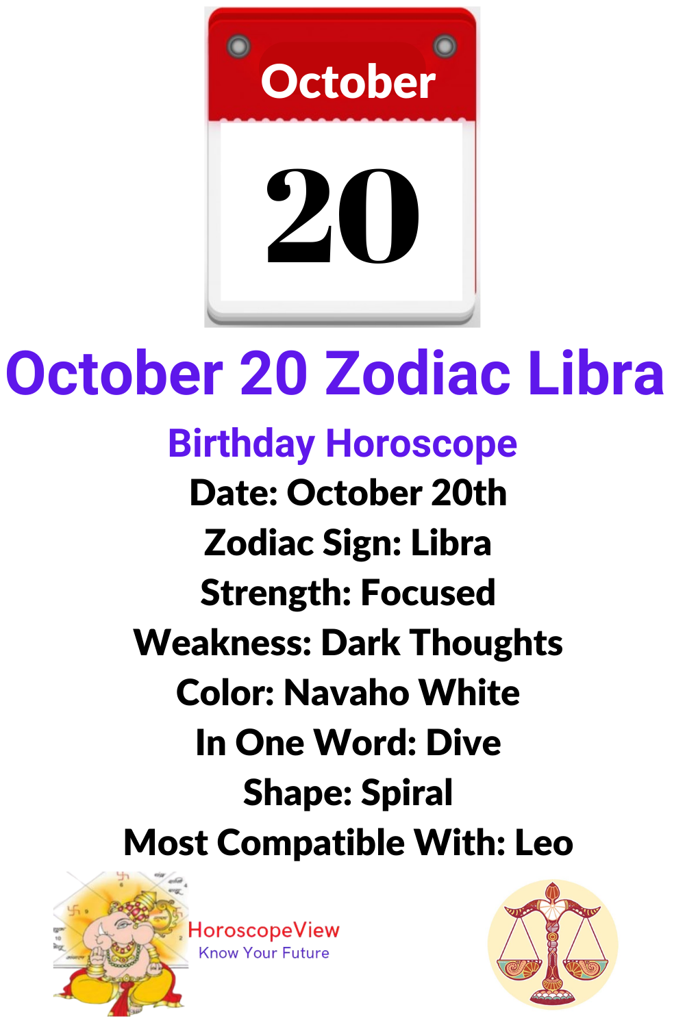 october 20 birthday personality