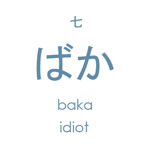 what does baka in japanese mean