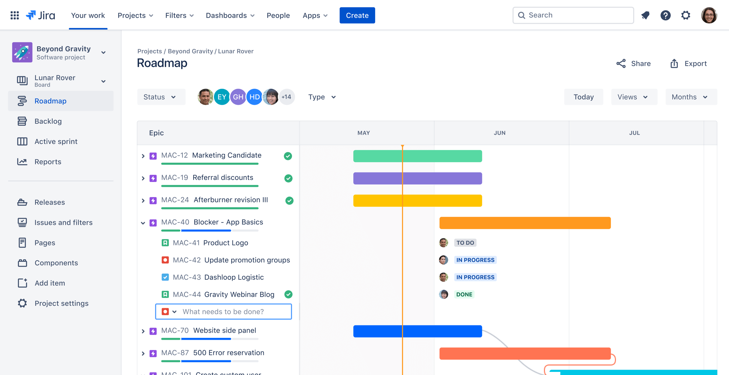 jira advanced roadmaps