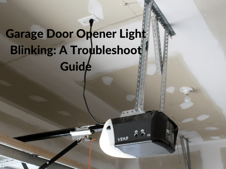 chamberlain garage door opener troubleshooting blinking light