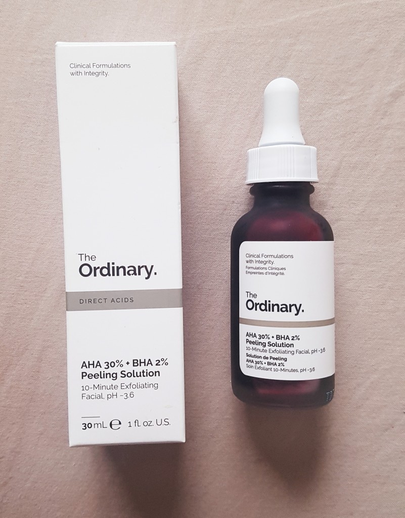 the ordinary aha bha peeling solution review