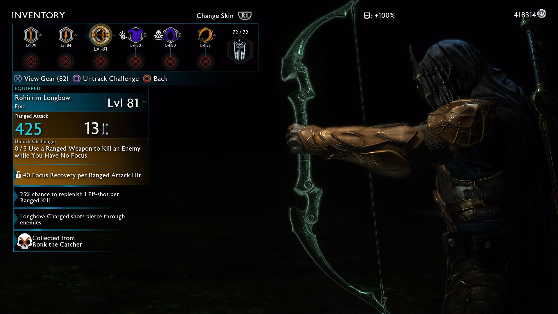 shadow of war bow