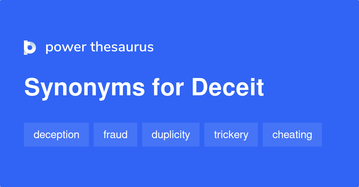 deceit thesaurus