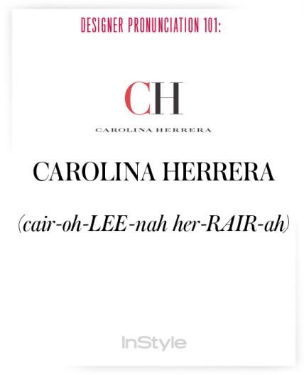 carolina herrera pronunciation