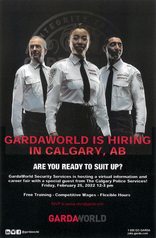 gardaworld calgary jobs