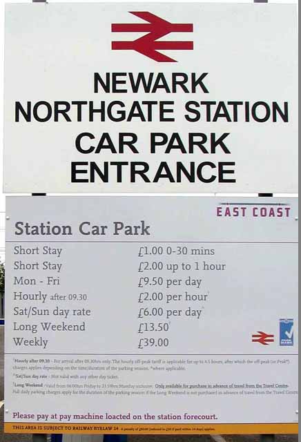 free parking near newark northgate station