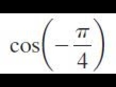 cos π 4