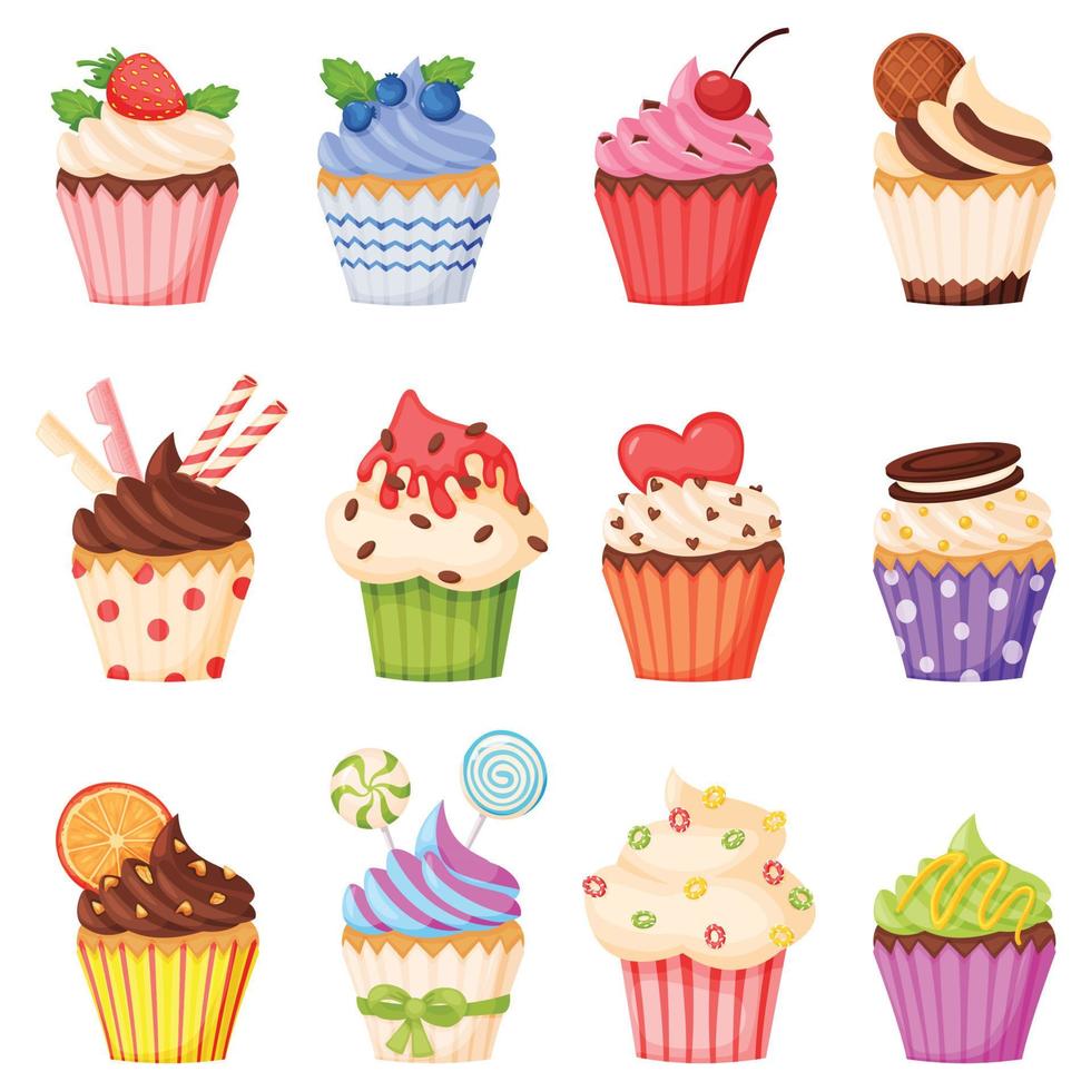 cup cakes clip art