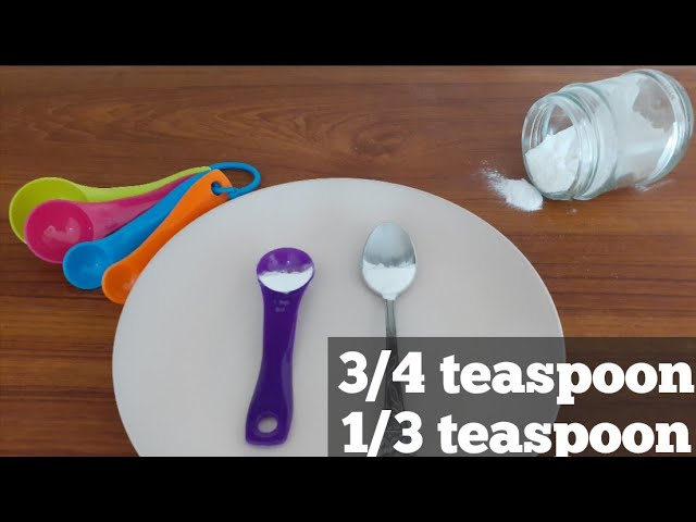 how to make 3/4 teaspoon