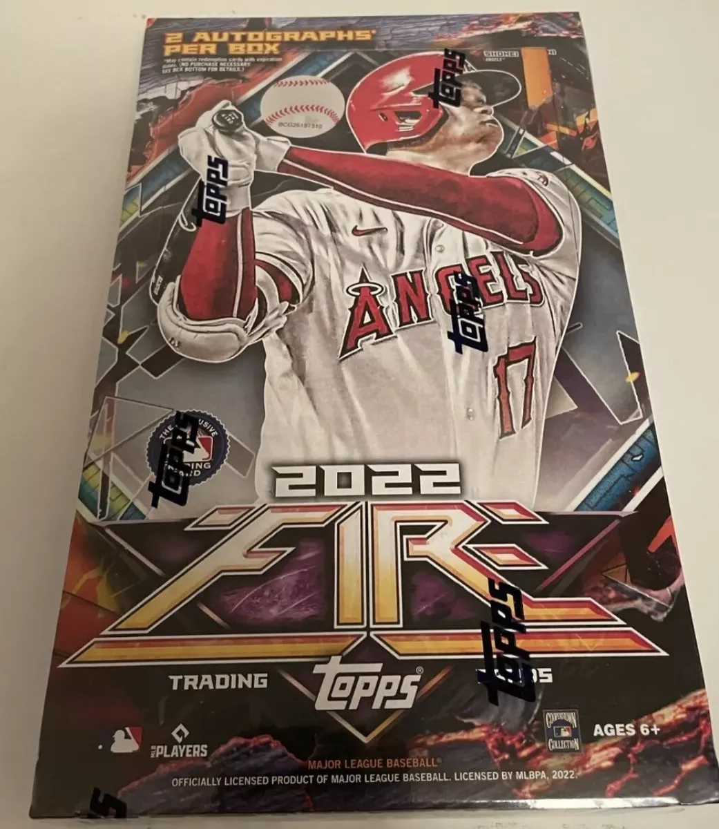 2022 topps fire hobby box