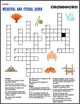 oriental temple crossword