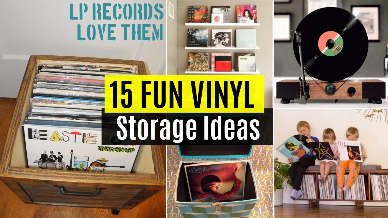 vinyl record storage ideas