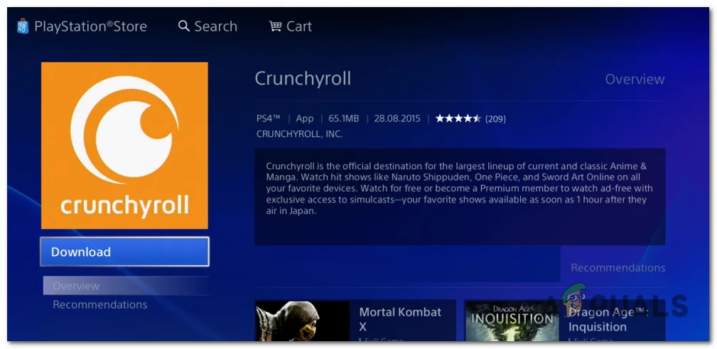 www.crunchyroll/activate ps4